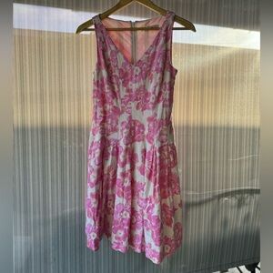 MiXT Heidi Weisel women's pink casual flower dress size 4